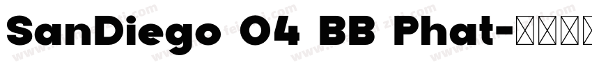 SanDiego 04 BB Phat字体转换
